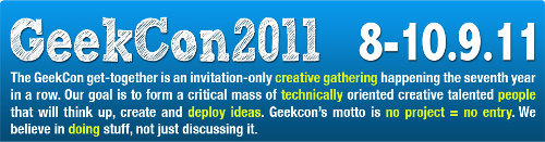 "לוגו GeekCon2011"