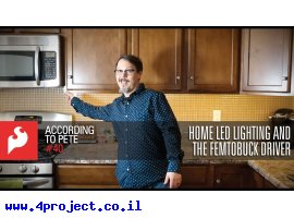 מדריך SFE: לפי פיט - תאורת לדים ודוחף זרם FemtoBuck
