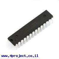 בקר AVR ATMega328 28Pin 20MHz 32KByte 6A/D