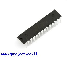 תמונה של מוצר בקר AVR ATMega328 28Pin 20MHz 32KByte 6A/D
