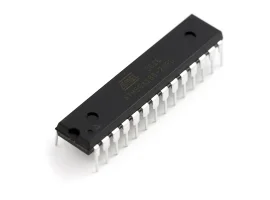 תמונה של מוצר בקר AVR ATMega168 28Pin 20MHz 16KByte 6A/D