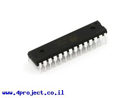 תמונה של מוצר בקר AVR ATMega8 28Pin 16MHz 8KByte 6A/D