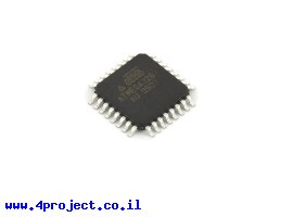תמונה של מוצר בקר AVR ATMega328P TQFP 20MHz 32KByte 8A/D