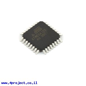 בקר AVR ATMega328P TQFP 20MHz 32KByte 8A/D