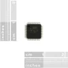 בקר AVR ATMega328P TQFP 20MHz 32KByte 8A/D