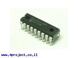 תמונה של מוצר בקר PIC 16F84A 18Pin 10MHz 1KByte