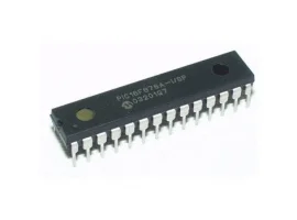 תמונה של מוצר בקר PIC 16F876A 28Pin 20MHz 14KByte 5A/D