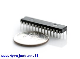 תמונה של מוצר בקר PIC 18F2520 28Pin 40MHz 32KByte 10A/D