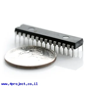 בקר PIC 18F2455 28Pin 48MHz 24KByte 10A/D USB