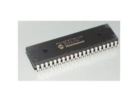 תמונה של מוצר בקר PIC 16F877A 40Pin 20MHz 14KByte 8A/D