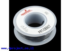 תמונה של מוצר חוט רב גידי להלחמה - AWG22 - שחור - 7.5 מטר