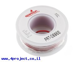 תמונה של מוצר חוט רב גידי להלחמה - AWG22 - אדום - 7.5 מטר