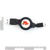 כבל USB A ל-miniB נמתח ל-1 מטר