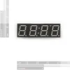 7Segment צהוב, 4 ספרות, 10 מ"מ