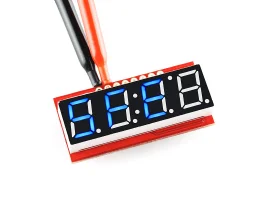 תמונה של מוצר 7Segment כחול, 4 ספרות, 10 מ"מ, ממשק טורי - גרסה קודמת