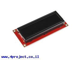 תמונה של מוצר LCD טקסט 16x2, חום על שחור, 3.3V