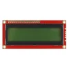 LCD טקסט 16x2, שחור על ירוק, 3.3V