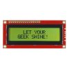 LCD טקסט 16x2, שחור על ירוק, 5V