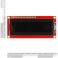 LCD טקסט 16x2, אדום על שחור, 3.3V