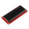LCD טקסט 16x2, אדום על שחור, 5V