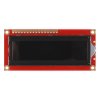 LCD טקסט 16x2, אדום על שחור, 5V
