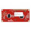 LCD טקסט 16x2, אדום על שחור, 5V