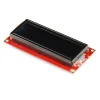 LCD טקסט 16x2, לבן על שחור, 3.3V