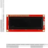 LCD טקסט 16x2, לבן על שחור, 3.3V