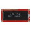 LCD טקסט 16x2, לבן על שחור, 5V