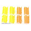 תפסן פלסטיק  3 מ"מ למוצרי Tamiya 70155 - חבילה של 48
