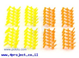תמונה של מוצר תפסן פלסטיק  3 מ"מ למוצרי Tamiya 70155 - חבילה של 48