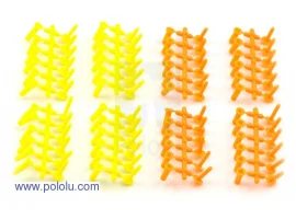 תמונה של מוצר תפסן פלסטיק  3 מ"מ למוצרי Tamiya 70155 - חבילה של 48