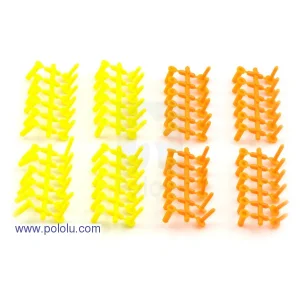 תפסן פלסטיק  3 מ"מ למוצרי Tamiya 70155 - חבילה של 48