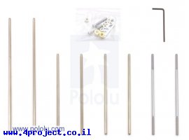 תמונה של מוצר ציר מנוע/גלגלים 3 מ"מ Tamiya 70105 - ערכה של 8 צירים שונים