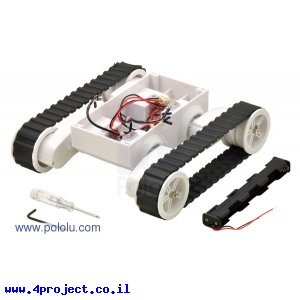פלטפורמה Dagu Rover 5 בעלת שרשראות - עם מקודד
