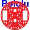 פלטפורמה RRC04A בקוטר 127 מ"מ - צבע אדום