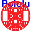 פלטפורמה RRC04A בקוטר 127 מ"מ - צבע אדום