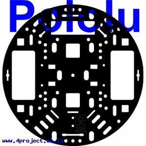 פלטפורמה RRC04A בקוטר 127 מ"מ - צבע שחור