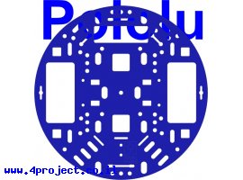 תמונה של מוצר פלטפורמה RRC04A בקוטר 127 מ"מ - צבע כחול