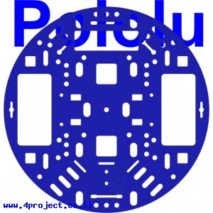 פלטפורמה RRC04A בקוטר 127 מ"מ - צבע כחול