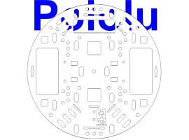 תמונה של מוצר פלטפורמה RRC04A בקוטר 127 מ"מ - צבע לבן