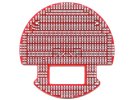 תמונה של מוצר לוח הלחמה עם חיתוכים להרחבת פלטפורמה 3pi - צבע אדום