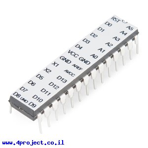 בקר AVR ATMega328 עם Optiboot BootLoader ל-Arduino Uno