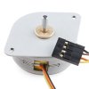 מנוע צעד 48 צעדים, 35 מ"מ, 12V/400mA