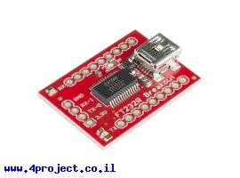 תמונה של מוצר מתאם USB ל-Serial בעזרת רכיב FT232RL - גרסה קודמת