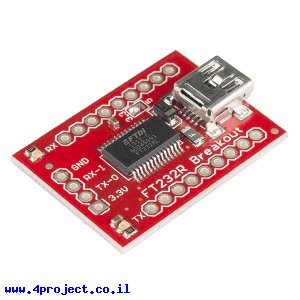 מתאם USB ל-Serial בעזרת רכיב FT232RL - גרסה קודמת