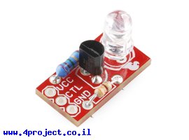 תמונה של מוצר לד אינפרה-אדום 950nm עם מגבר - ערכה ישנה