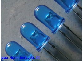 תמונה של מוצר לד 5 מ"מ בסיסי - כחול