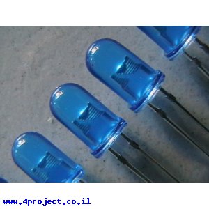 לד 5 מ"מ בסיסי - כחול
