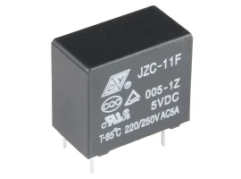 תמונה של מוצר ממסר SPDT אטום, 5A@250VAC/30VDC - סליל עד 5V